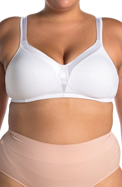 Playtex Full Figure 18 Hour Sleek & Smooth Wireless Bra 4803, Online Only In White