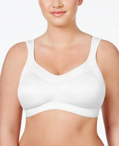 Playtex 18 Hour Active Lifestyle Low Impact Wireless Bra 4159, Online Only In White