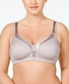 Playtex Full Figure 18 Hour Sleek & Smooth Wireless Bra 4803, Online Only In Dot Print