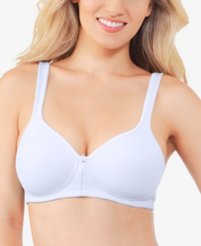 Vanity Fair Body Caress Beauty Back Convertible Wire-free Bra In Star White
