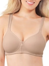 Vanity Fair Body Caress Beauty Back Convertible Wire-free Bra In Damask Neutral