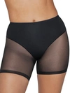 Leonisa Truly Undetectable Sheer Shaper Short In Black