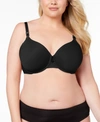 Olga No Side Effects Underwire Contour Bra Gb0561a In Rich Black