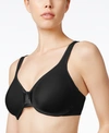 Olga Signature Support Satin Underwire Bra 35002 In Black