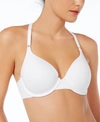 Warner's Cloud 9 Lace-trim T-back Bra Rf2691a In White