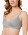 Warner's Easy Does It No Bulge Bralette Rm3911a In Grey Heather
