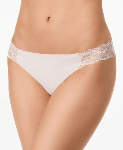 B.tempt'd By Wacoal B. Bare Thong Underwear 976267 In Rose Smoke (nude )