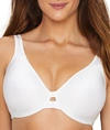 Lilyette By Bali Minimizer Beautiful Support Lace Underwire Bra Ly0977 In White