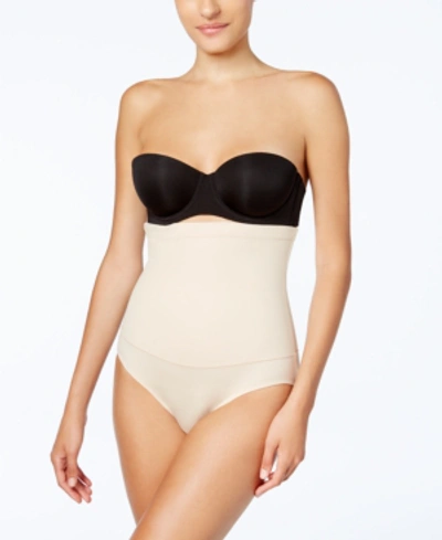 Maidenform Women's Firm Control Fat Free Dressing High Waist Shaping Brief 1854 In Latte Lift