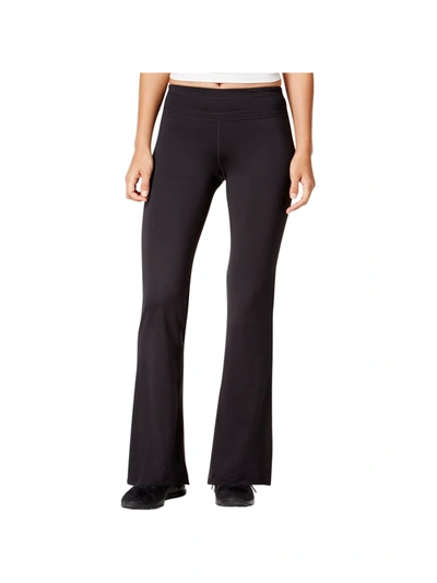 Ideology Women's Essentials Flex Stretch Bootcut Yoga Pants With Short Inseam, Created For Macy's In Black