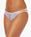 Vanity Fair Illumination String Bikini Underwear 18108 In Tranquil Lace Print