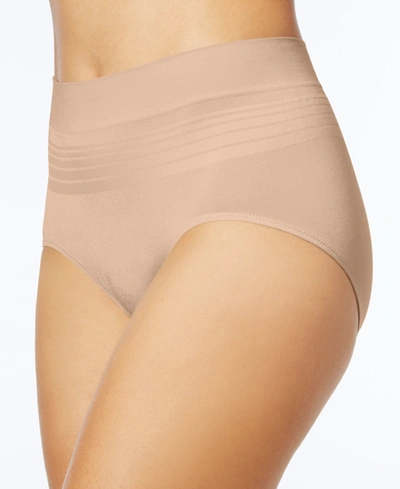 Warner's No Pinches No Problems Seamless Brief Underwear Rs1501p In Toasted Almond (nude )