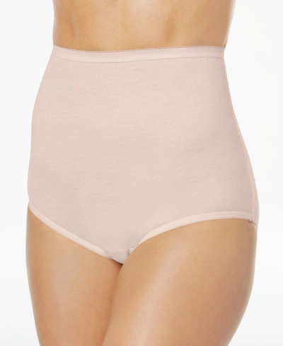 Vanity Fair Perfectly Yours Cotton Classic Brief Underwear 15318 In Fawn (nude )
