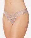 Maidenform Sexy Must Have Sheer Lace Thong Underwear Dmeslt In Evening Blush Lace
