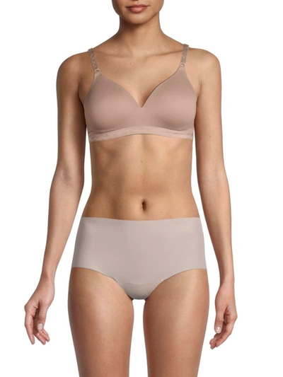 Warner's Women's Cloud 9 Wire-free T-shirt Bra Rm4781a In Toasted Almond (nude )