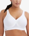 Glamorise Full Figure Plus Size Magiclift Wirefree T-shirt Bra In White