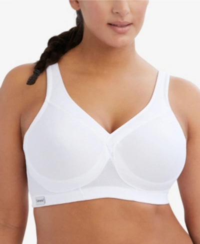 Glamorise Full Figure Plus Size Magiclift Wirefree T-shirt Bra In White