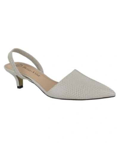 Bella Vita Sarah Ii Slingback Pumps Women's Shoes In Natural Snake