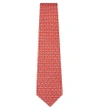 Ferragamo Dragonfly Silk Tie In Red