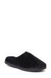 Dearfoams Women's Darcy Velour Clog With Quilted Cuff Slippers In Black