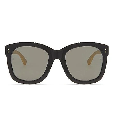 Linda Farrow Lfl513 Oversized Sunglasses In Gold