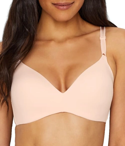 Warner's Women's No Side Effects Wire-free Contour Bra Rm3481a In Rosewater