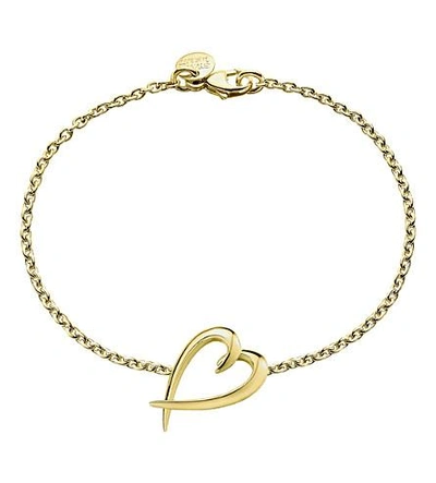 Shaun Leane Signature Yellow-gold Vermeil Heart Bracelet In Nero