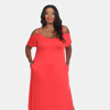 White Mark Plus Size Lexi Maxi Dress In Red