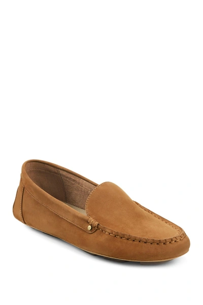 Aerosoles Bleeker Slip On Loafer Women's Shoes In Tan Nubuck