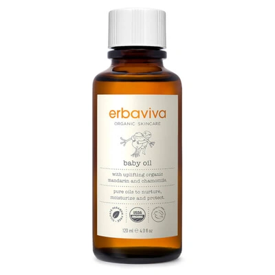 Erbaviva Organic Baby Oil 4 Fl oz