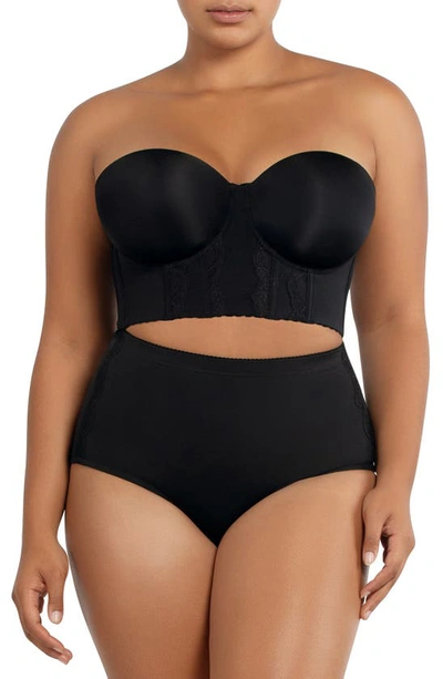 Parfait Elissa Underwire Strapless Bustier Bra In Black