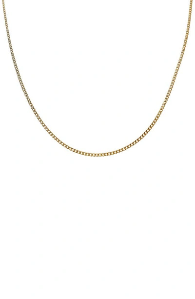 Adinas Jewels Baby Cuban Link Chain Necklace In Gold