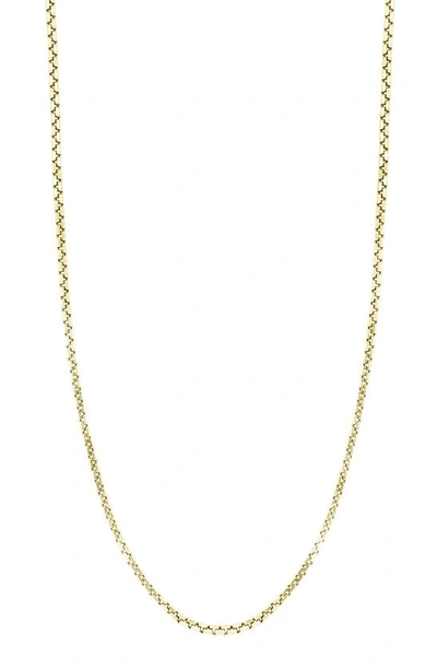 Bony Levy 14k Gold Box Chain Necklace In Yellow Gold