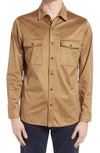 7 Diamonds Country Road Shirt Jacket In Camel