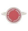 Marc Jacobs Enamel Logo Disc Ring In Pink