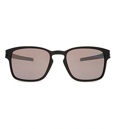 Oakley Oo9353 Latch Square-frame Sunglasses In Matte Black