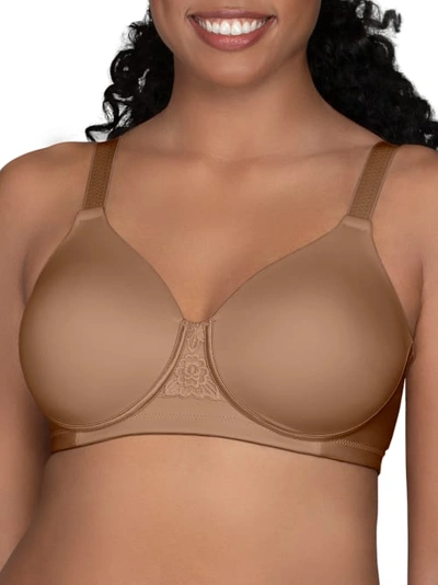 Vanity Fair Full Figure Beauty Back Smoother Wireless Bra 71380 In Totally Tan