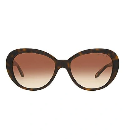 Tiffany & Co Tf4118b Oval-frame Sunglasses