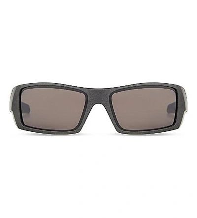 Oakley Oo4119 Rectangle-frame Sunglasses In Grey