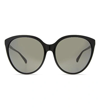 Linda Farrow Lf496 Cat-eye Sunglasses In Black