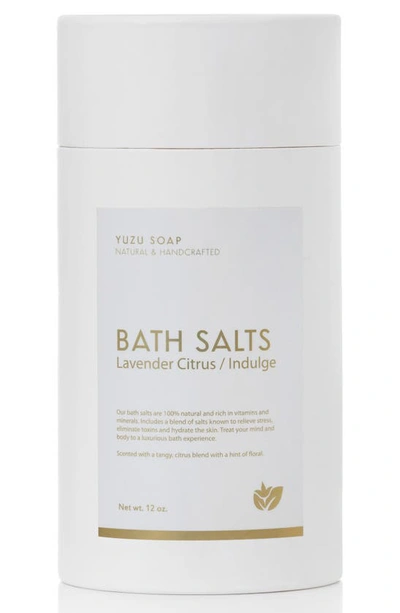 Yuzu Soap Bath Salts Tube In Lavender Citrus