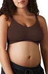 Bravado Designs Body Silk Seamless Maternity/nursing Bra In Dark Brown