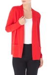 Jones New York Icon Cardigan In Red