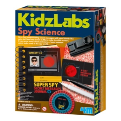 4m Kidzlabs Spy Science Secret Messages Kit In Multi Color