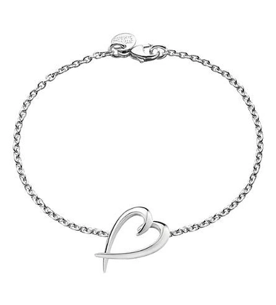 Shaun Leane Signature Heart Sterling Silver Bracelet In Nero