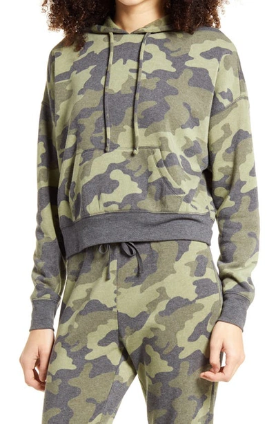 Bp. Drawstring Hoodie In Olive Camo