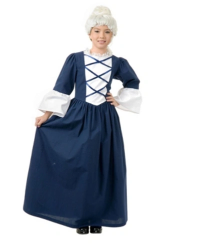 Buyseasons Kids'  Big Girl's Martha Washington Child Costume In Blue