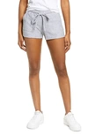 Bella+canvas Sueded Sweat Shorts In Athletic Heather