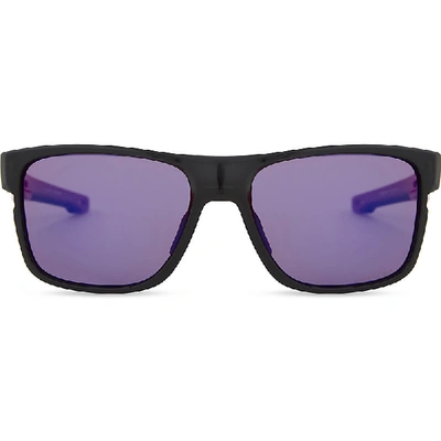 Oakley Oo9361 57 Crossrange Square-frame Sunglasses In Nero