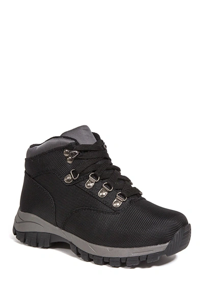 Deer Stags Kids' Little And Big Boys Walker Thinsulate Comfort Hiker In Black